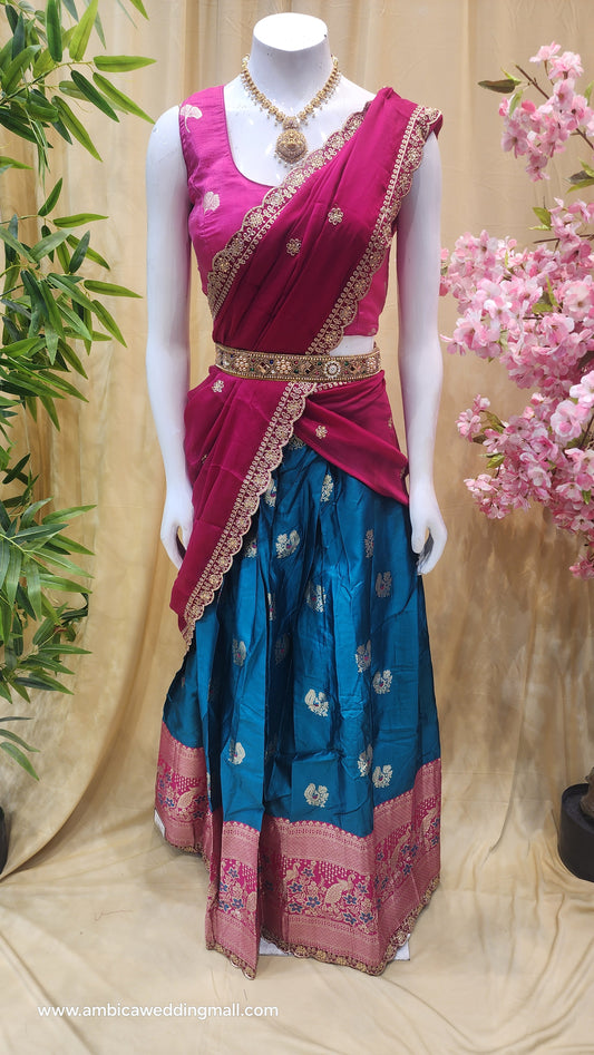 Free Size, Half Saree Collection ✨