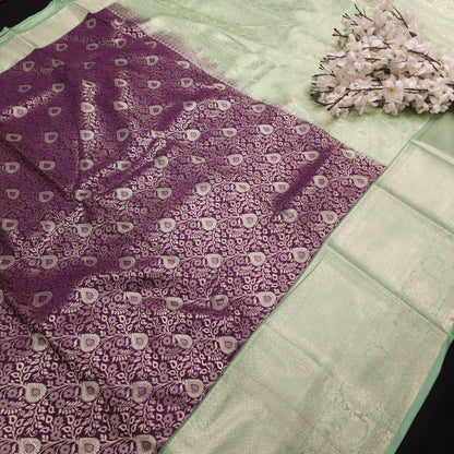 Semi Kanchi Pattu Sarees✨️