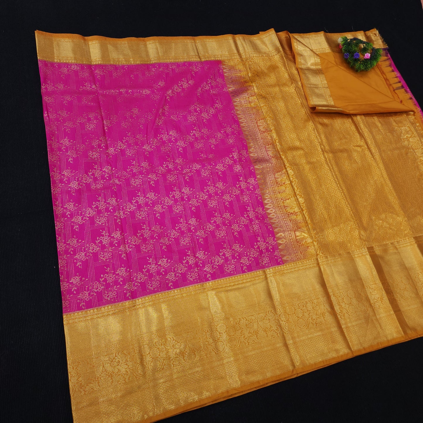 Resham Mix Kanchi Pattu checks Sarees