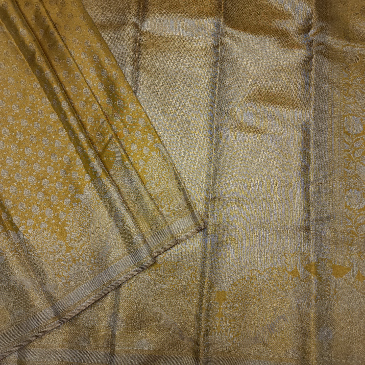 Pure tissue Bridal Kanchi Pattu Handloom Saree