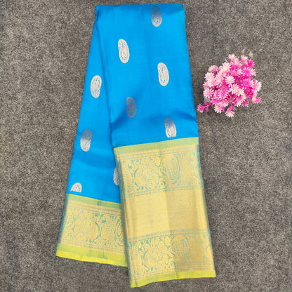 Kanchi Pattu Handloom Butta Sarees