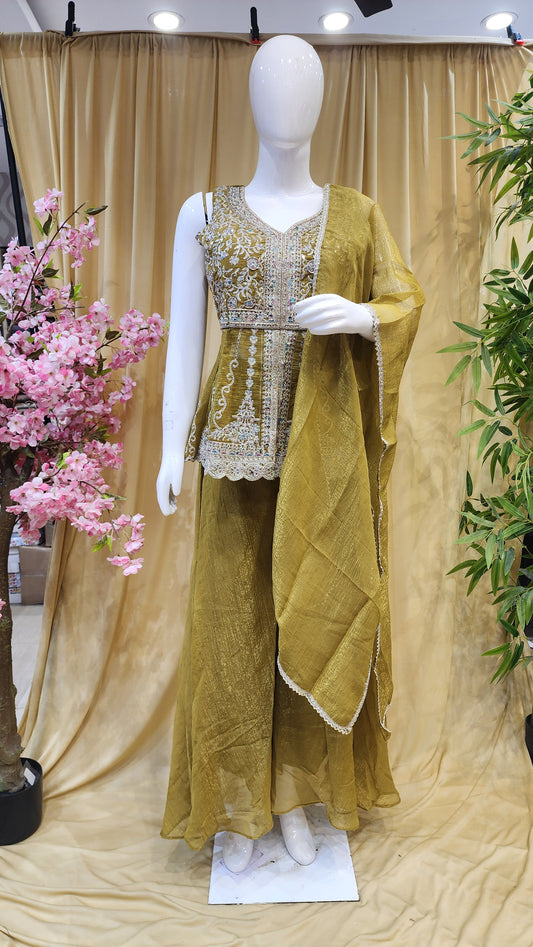 Fancy Sharara Dress [L Size]