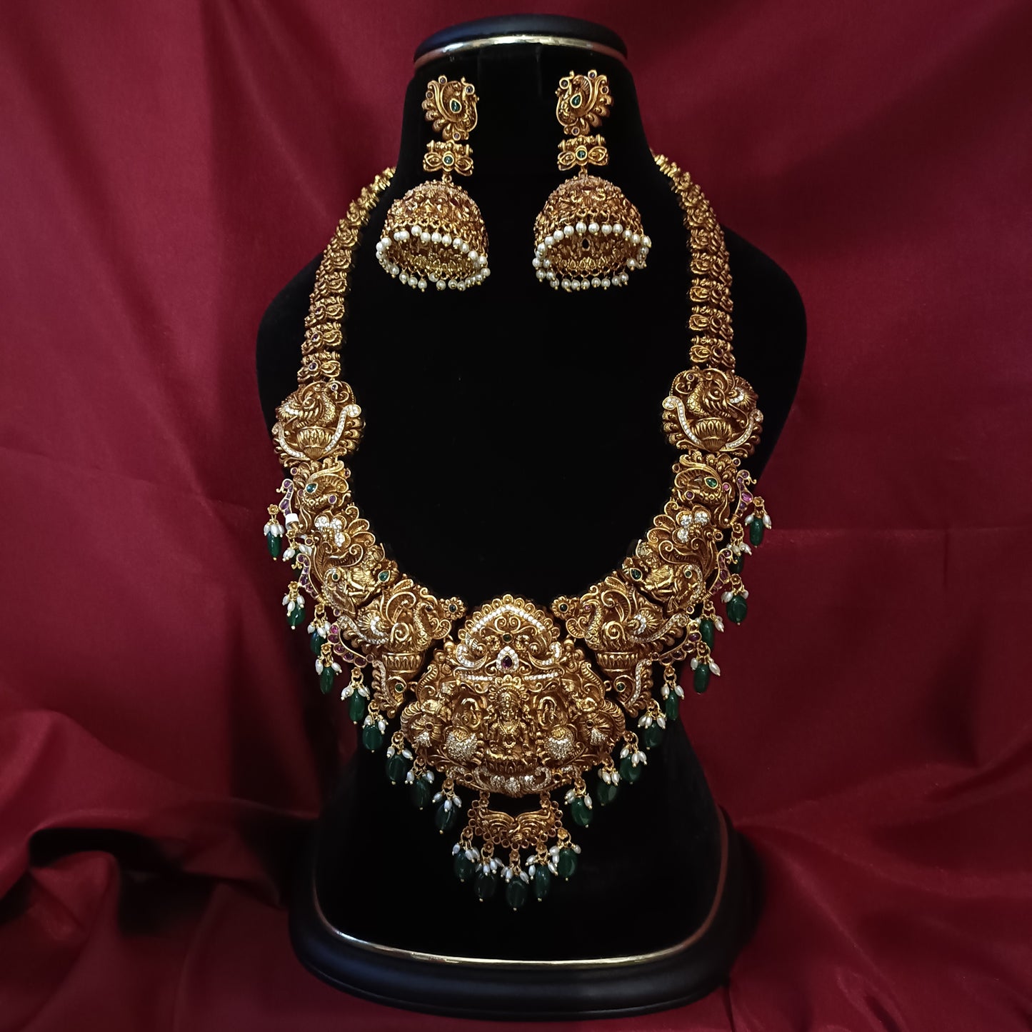 Beautiful Bridal Nakshi Long Necklace