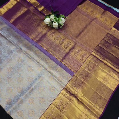 Bridal Resham Pure Handloom Kanchi Sarees