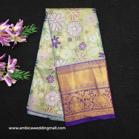 Buy Stunning Kanchi pattu mix Lehenga [2 To 5 Years]