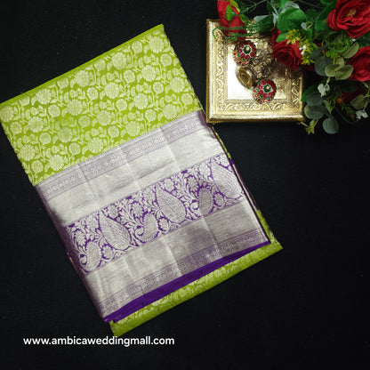Pure Resham Bridal Kanchi Pattu Handloom Saree