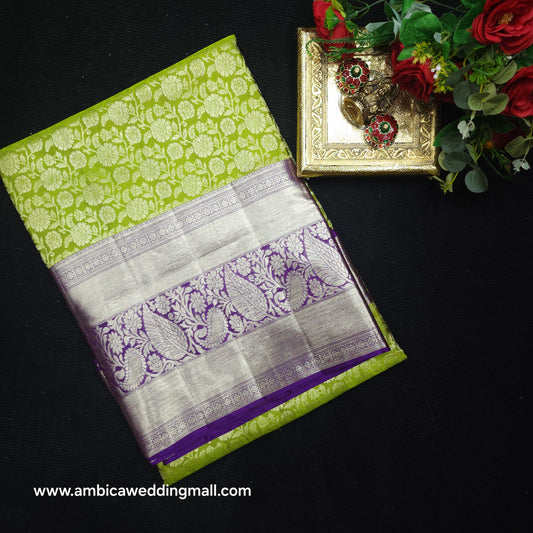Pure Resham Bridal Kanchi Pattu Handloom Saree