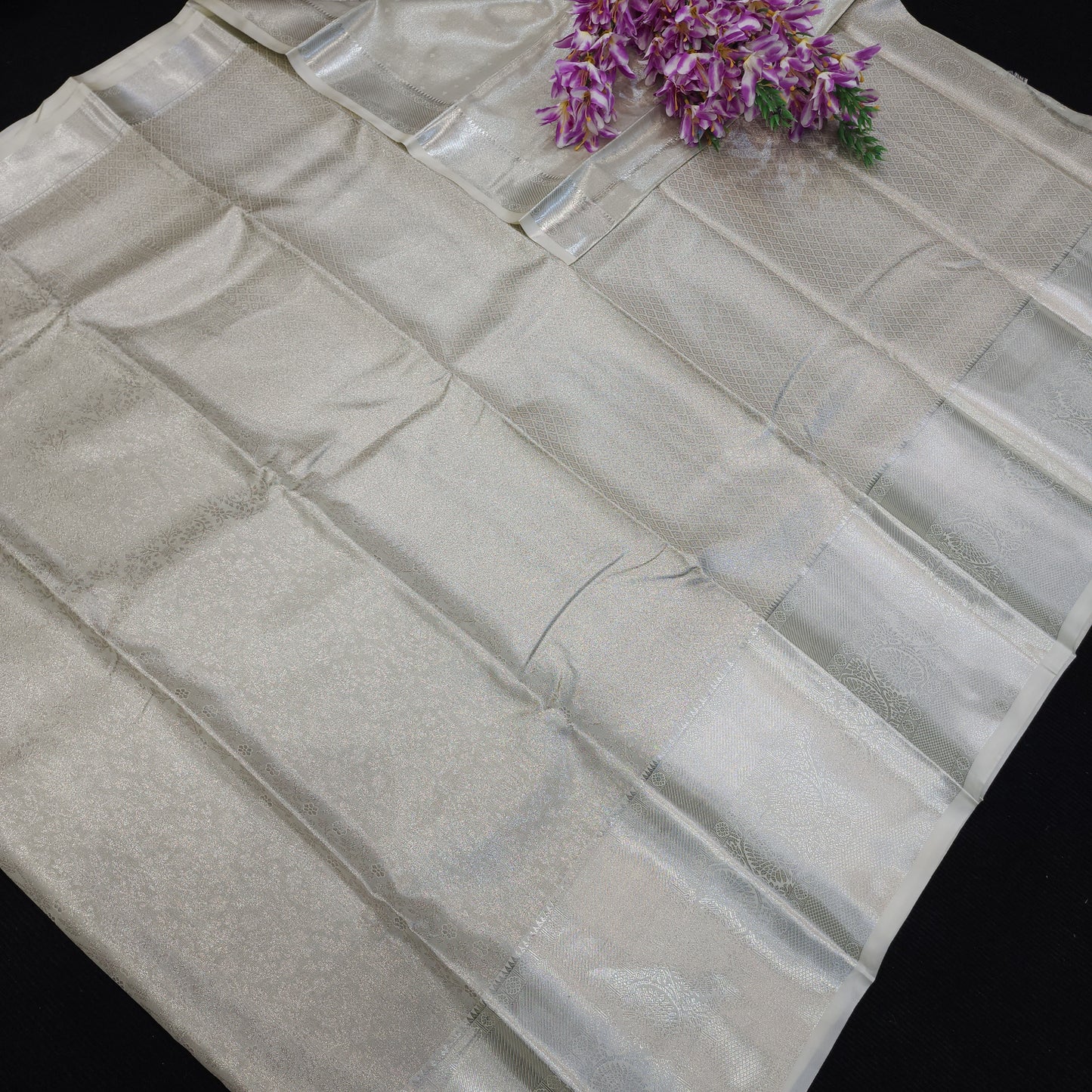 Semi Kanchi Pattu Pastel Saree