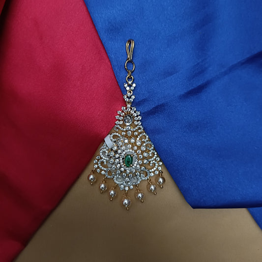Beautiful GJ Tika In Green Stone