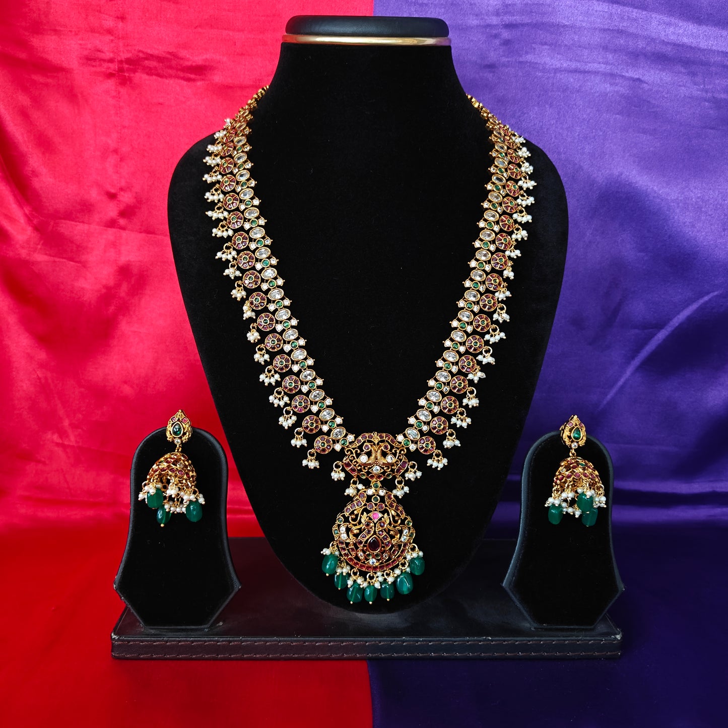 Beautiful Jadau Kundan Long Necklace