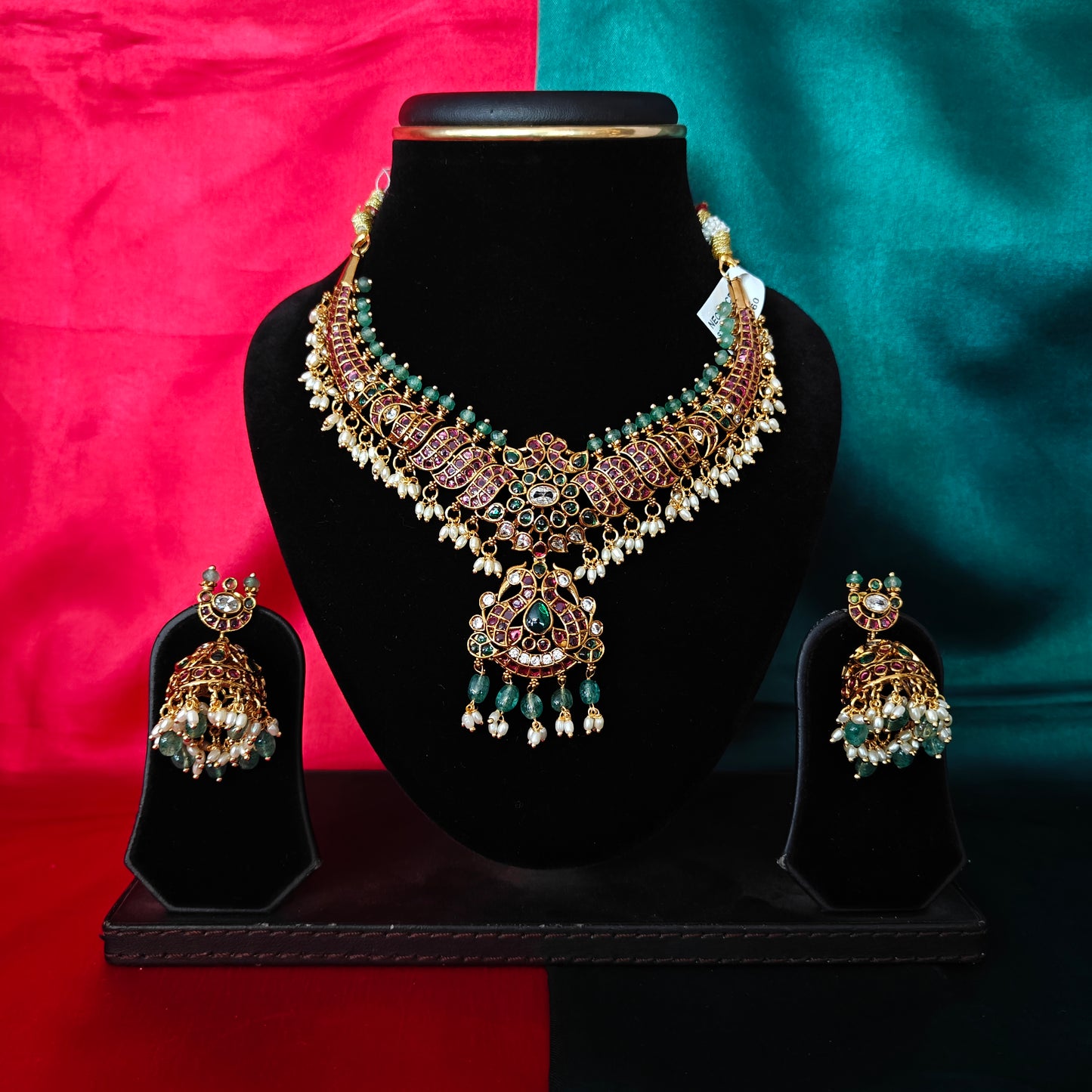 Elegant Kundan Kante Necklace