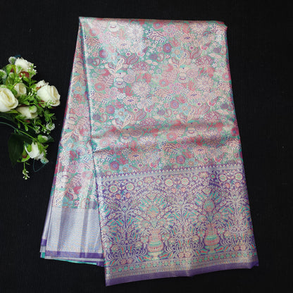 Meenakari Kanchi Pattu Sarees 😍✨️