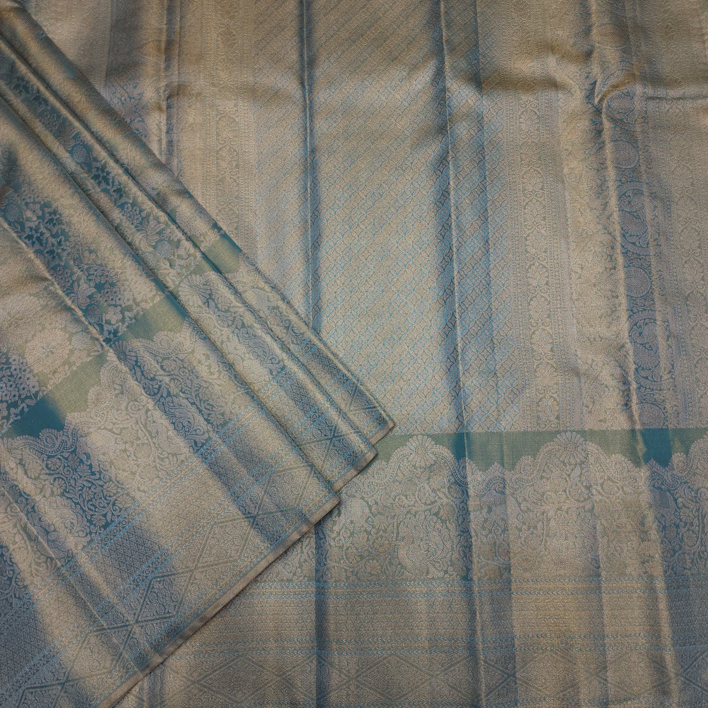 Pure tissue Bridal Kanchi Pattu Handloom Saree
