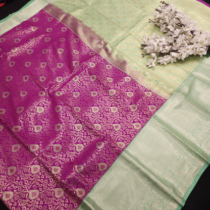 Semi Kanchi Pattu Sarees✨️