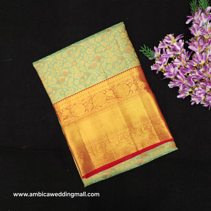 Bridal Resham Pure Handloom Kanchi Sarees