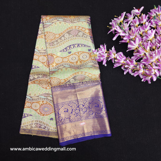 Kanchi Pattu Mix Lehengas [Free Size]