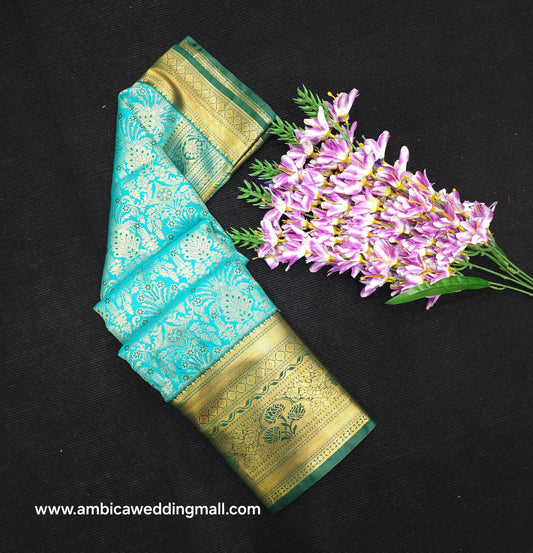 2 Gram gold zari semi kanchi pattu sarees ✨️