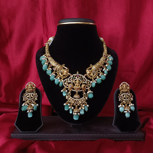 Beautiful Laxmi Idol Kante Necklace