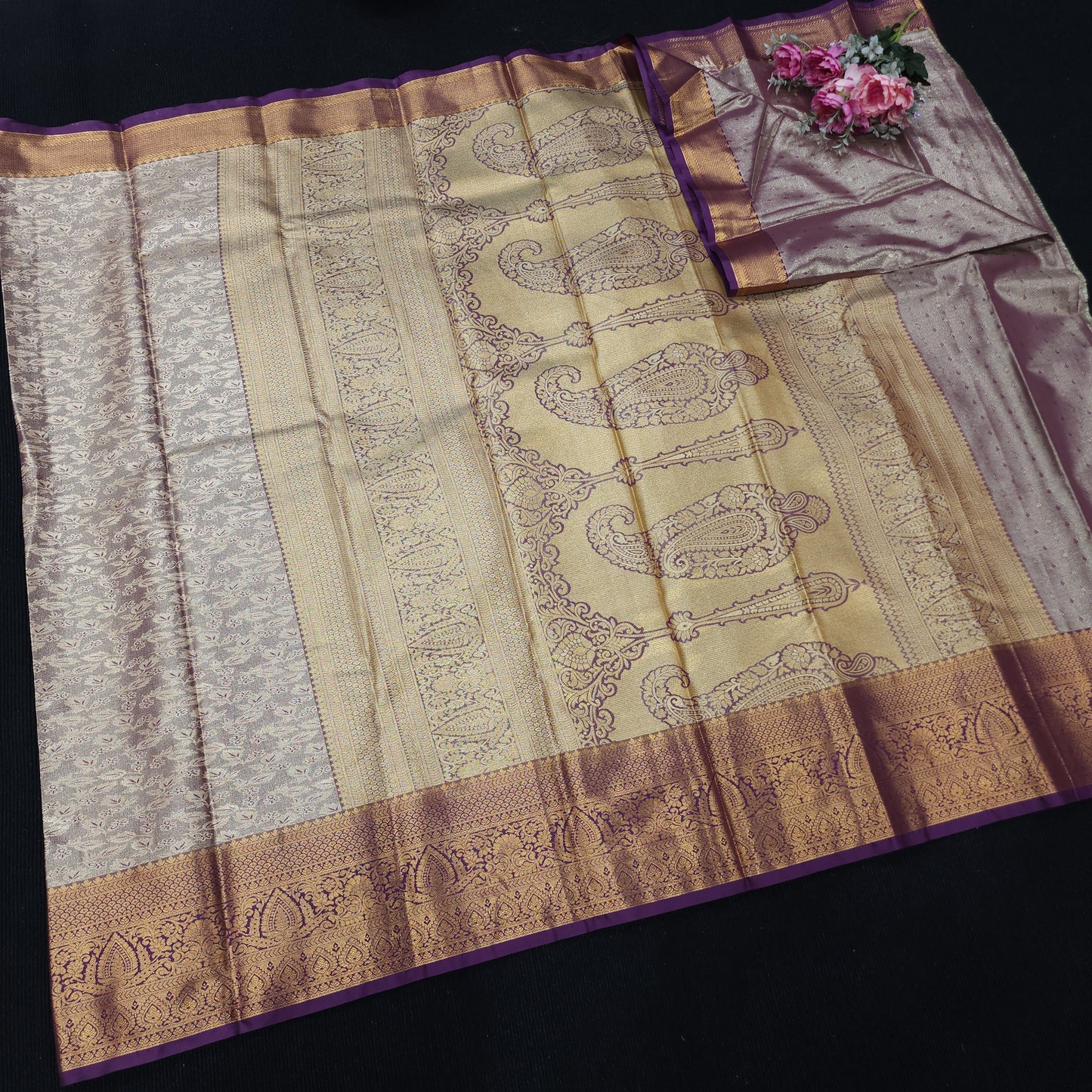 Self zari Brocade Sarees 😍🛍