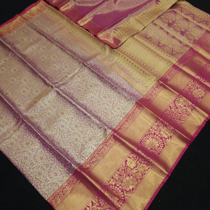 ✨️Kanchi pattu semi one gram gold saree✨️