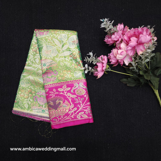 Kanchi Pattu Mix Lehengas [0 To 1.5 Years]